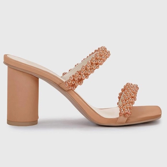 Guayonng Women’s Chunky Heeled Sandal (Size 6.5) - Picture 3 of 4